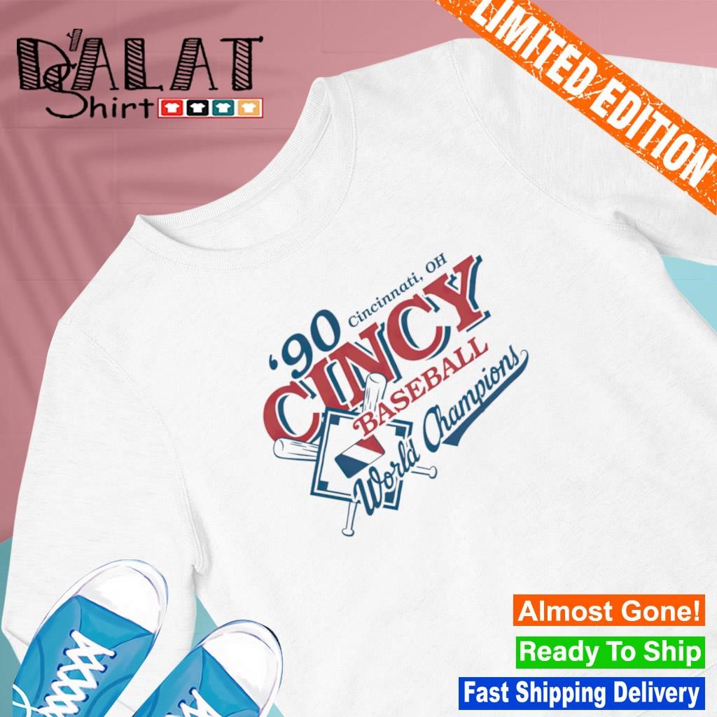 '90 Cincinnati OH Cincy baseball World Champions shirt Sweater