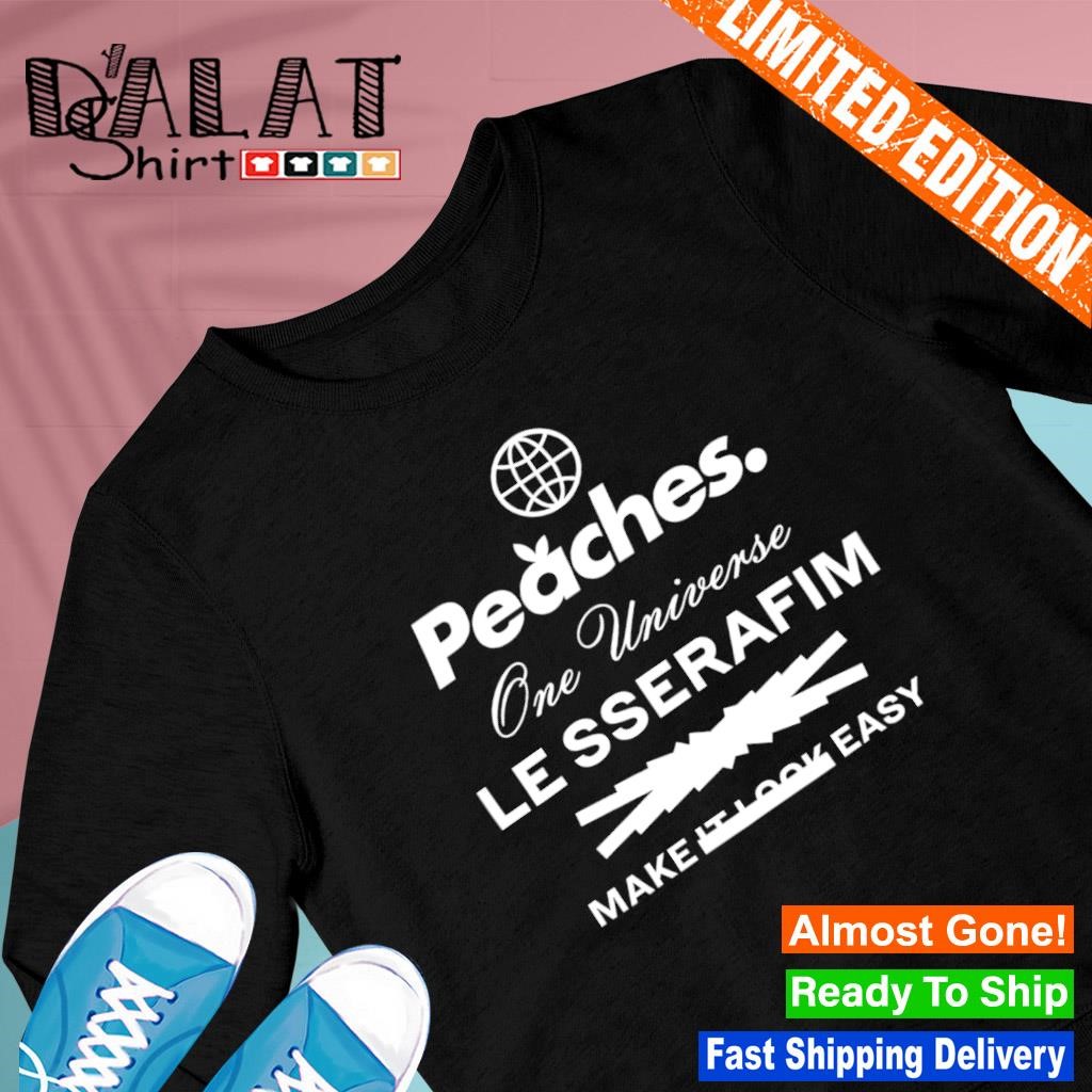 LE SSERAFIM×Peaches.］SWEATSHIRT LE SSERAFIM Peaches. コラボ