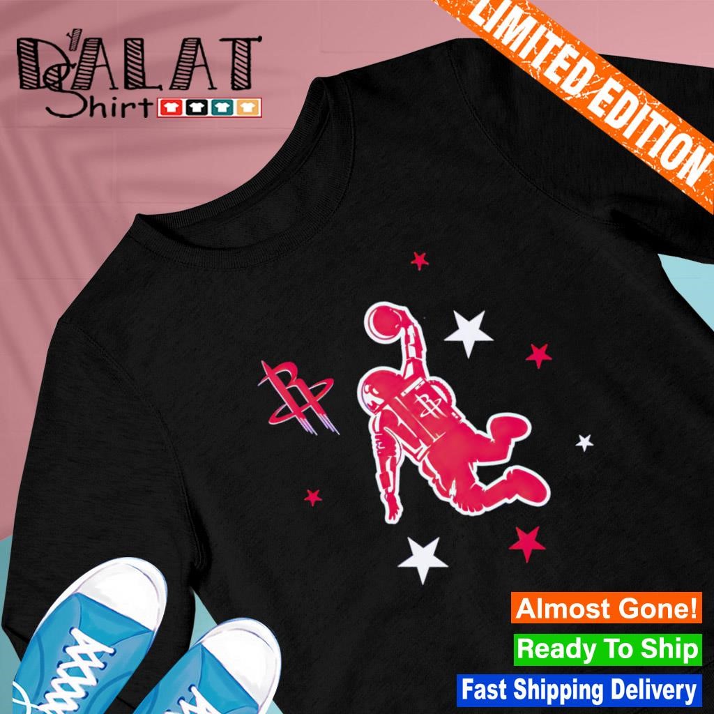 Astronaut Houston Rockets basketball logo Sweater