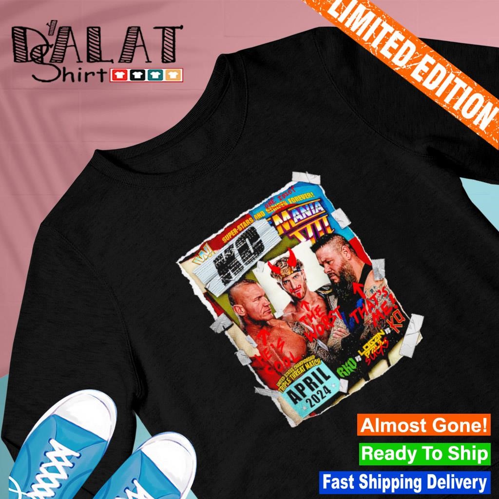 thumbnail image 2 of Kevin Owens "KO-Mania II" 2 T-Shirt Men's XL WWE/NXT Steen Wrestlemania 2 of 10