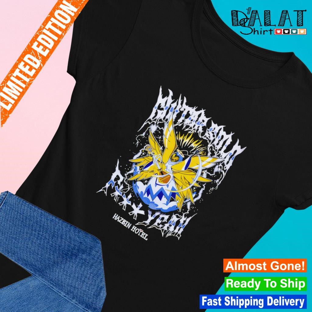 Guitar Solo Adam Mineral Wash Hazbin Hotel shirt