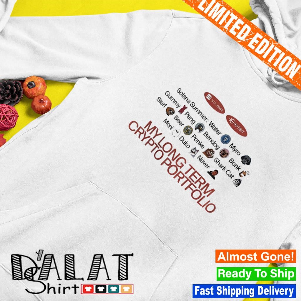 Solana summer my long term crypto portfolio shirt - Dalatshirt Store Online  Shopping in USA