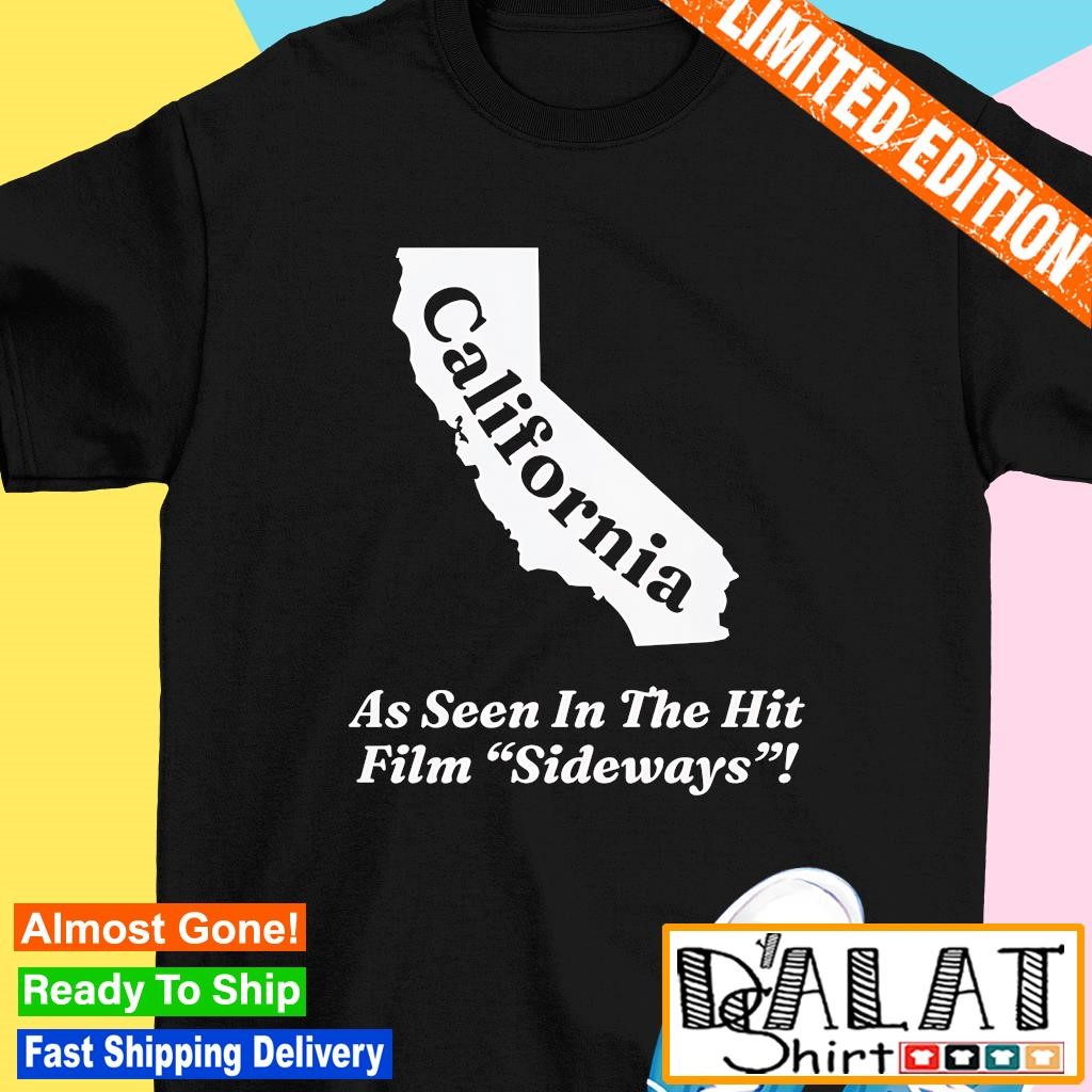 California as seen in the hit film sideways shirt