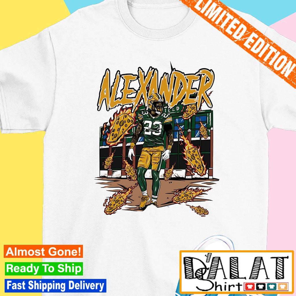 Jaire Alexander Green Bay Packers football comic shirt