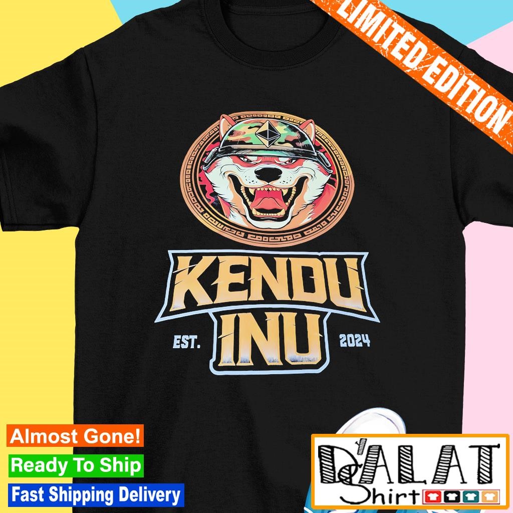 Kendu INU est 2024 logo shirt