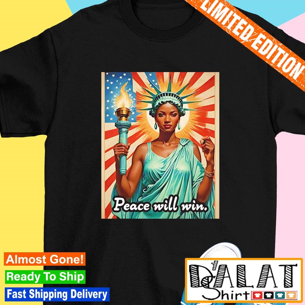 Peace will win USA vintage shirt