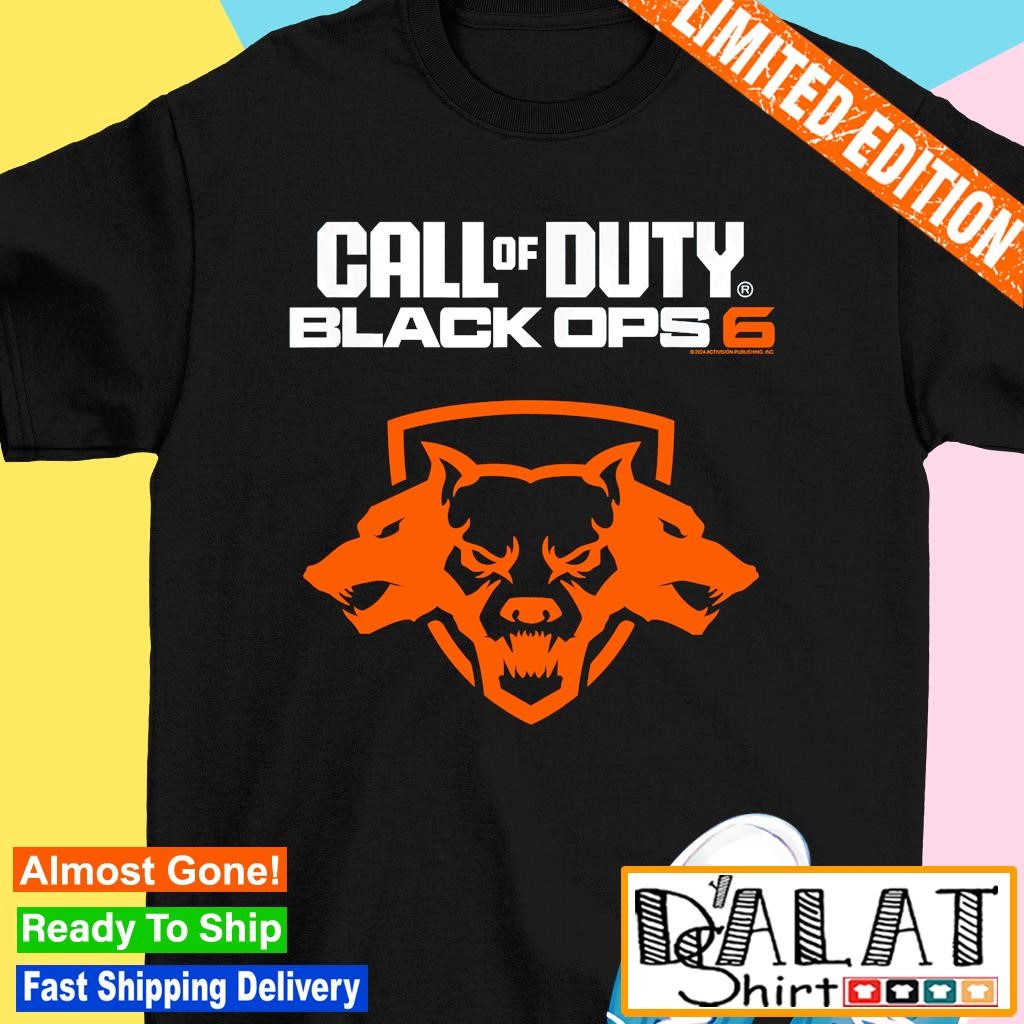 Ripple Junction x Call of Duty Black Ops 6 Orange Cerberus shirt