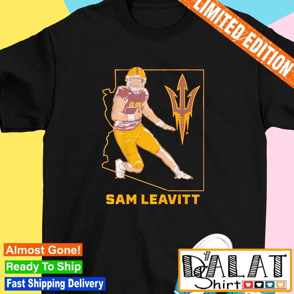 Sam Leavitt State Star Arizona State Sun Devils football shirt