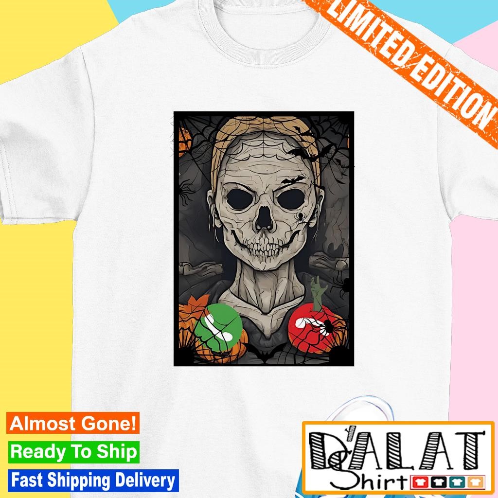 Skeleton girl Halloween shirt