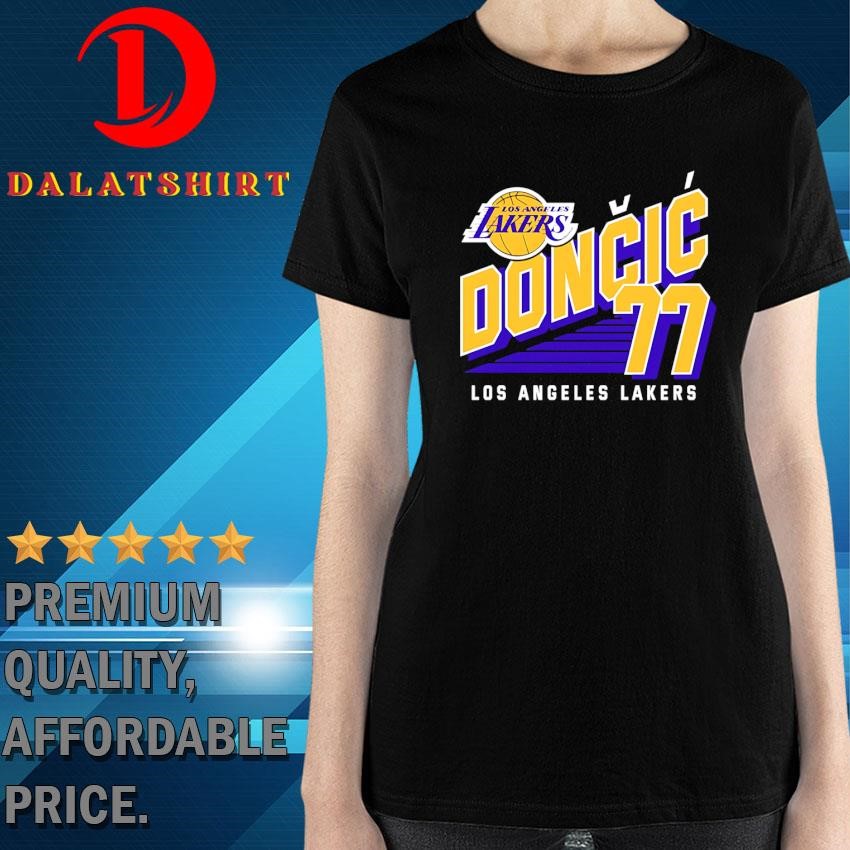 Luka Doncic 77 Los Angeles Lakers name full T-shirts