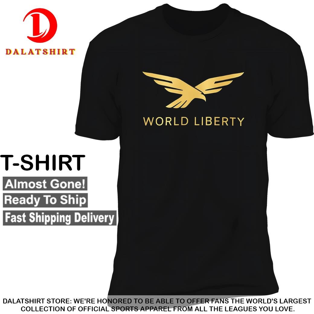 World Liberty Financial logo T-shirts - Dalatshirt Store Online Shopping in  USA
