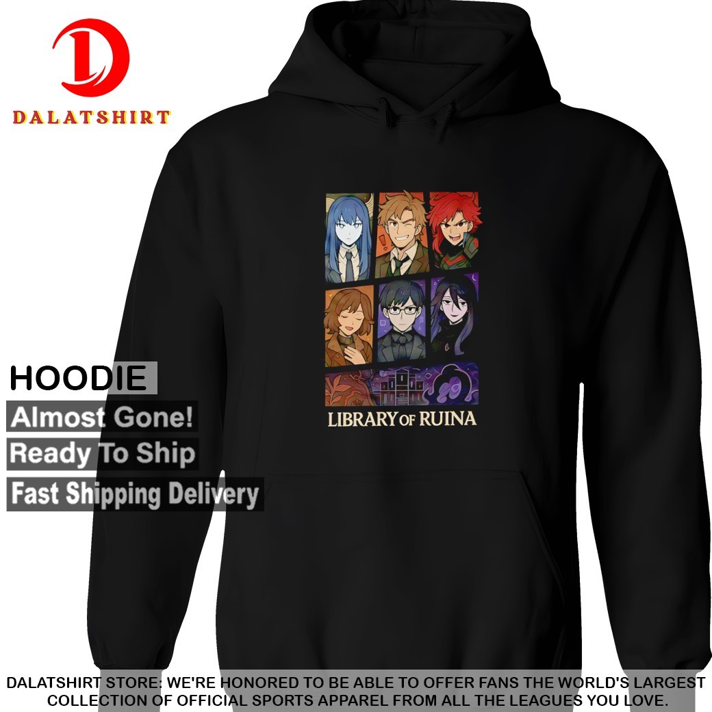 Library of Ruina comic T-shirts - Dalatshirt Store Online Shopping