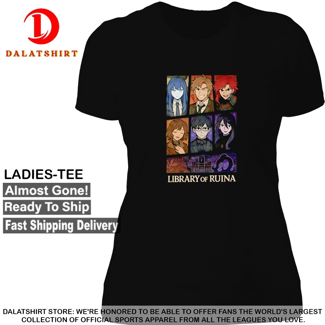 Library of Ruina comic T-shirts - Dalatshirt Store Online Shopping