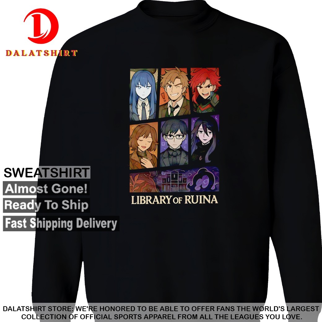 Library of Ruina comic T-shirts - Dalatshirt Store Online Shopping