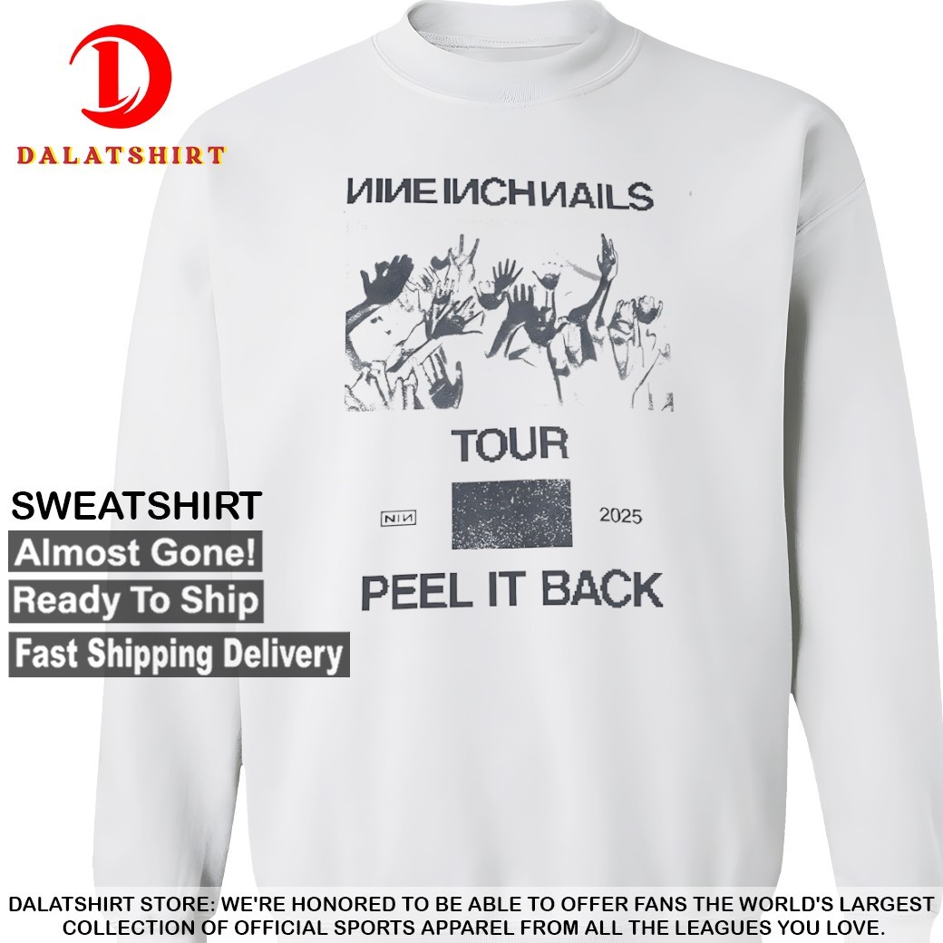 Nine inch nails tour 2025 peel it back shirt, hoodie