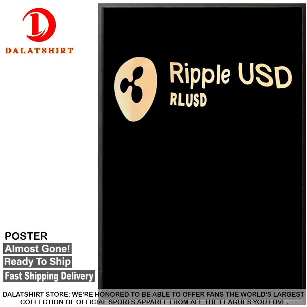 Ripple USD RLUSD T-shirts - Dalatshirt Store Online Shopping in USA