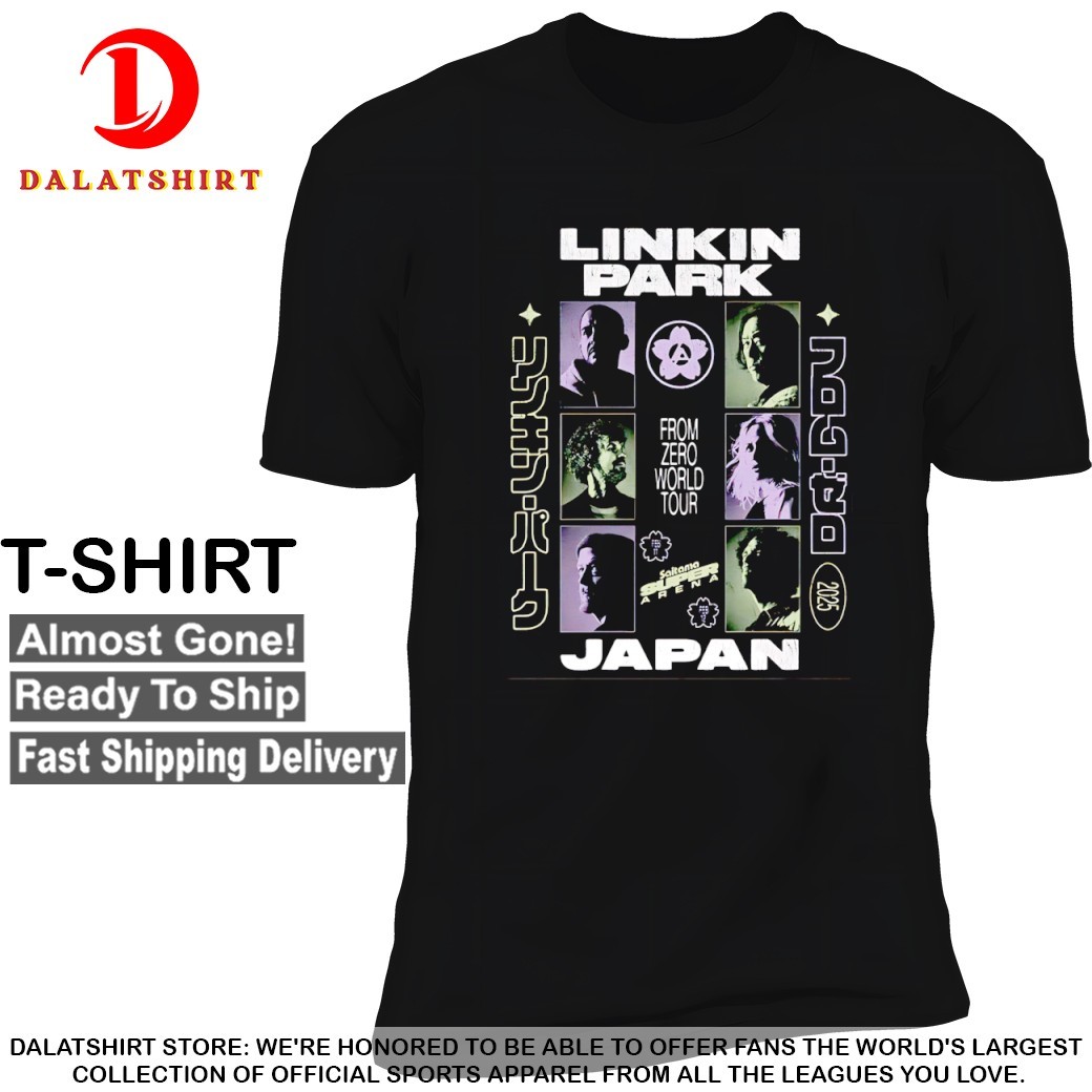 Linkin park Japan from zero world tour 2025 T-shirts - Dalatshirt