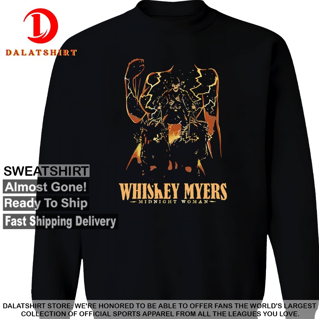 Skeleton Whiskey Myers Midnight Woman 2025 T-shirts Sweatshirt