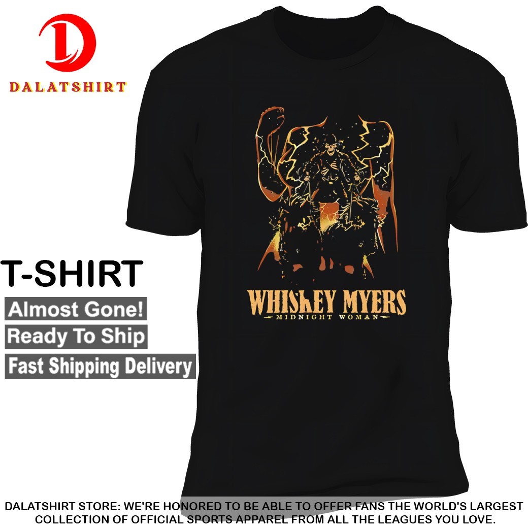 Skeleton Whiskey Myers Midnight Woman 2025 T-shirts T-shirts
