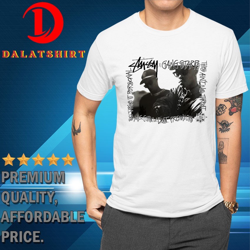 Stussy x Gang Starr Take It Personal T-shirts - Dalatshirt