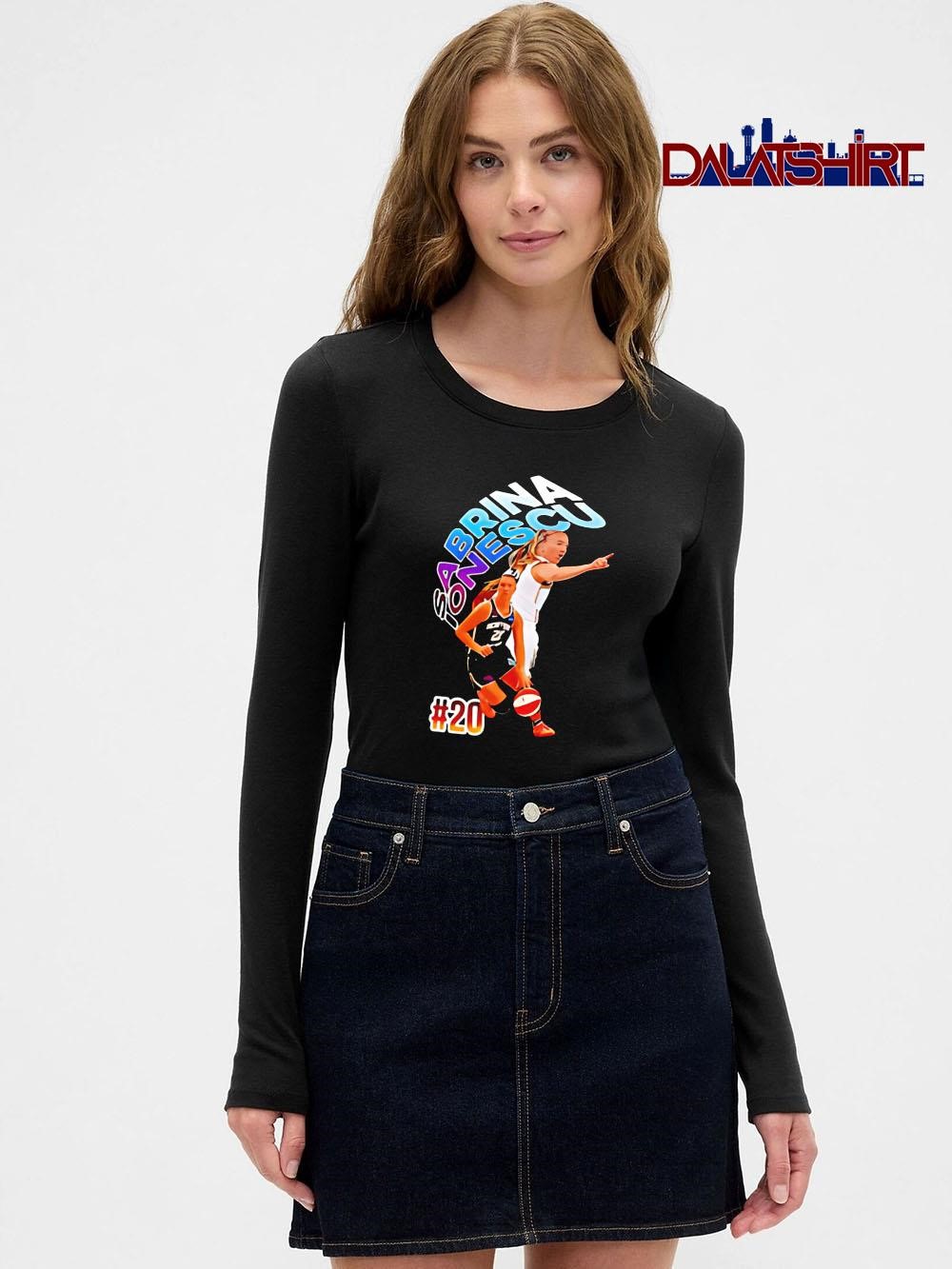 #20 Sabrina Ionescu Basketball graphic long-sleeve