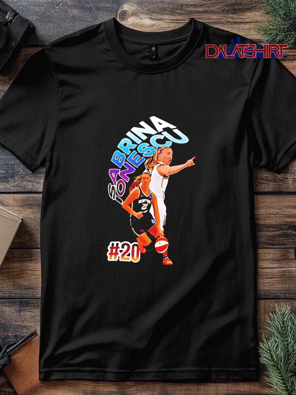 #20 Sabrina Ionescu Basketball graphic shirt