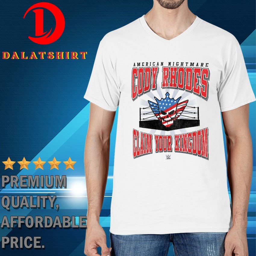 American nightmare Cody Rhodes claim your kingdom T-shirts V-Neck-T-Shirt