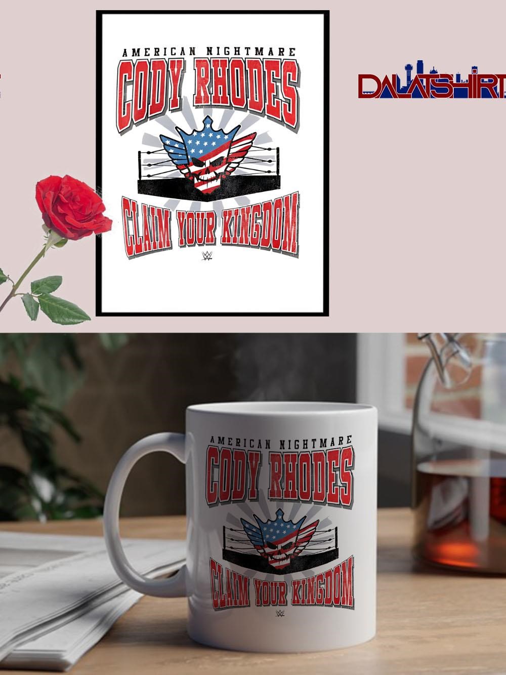 Awesome American Nightmare Cody Rhodes Claim Your Kingdom mug