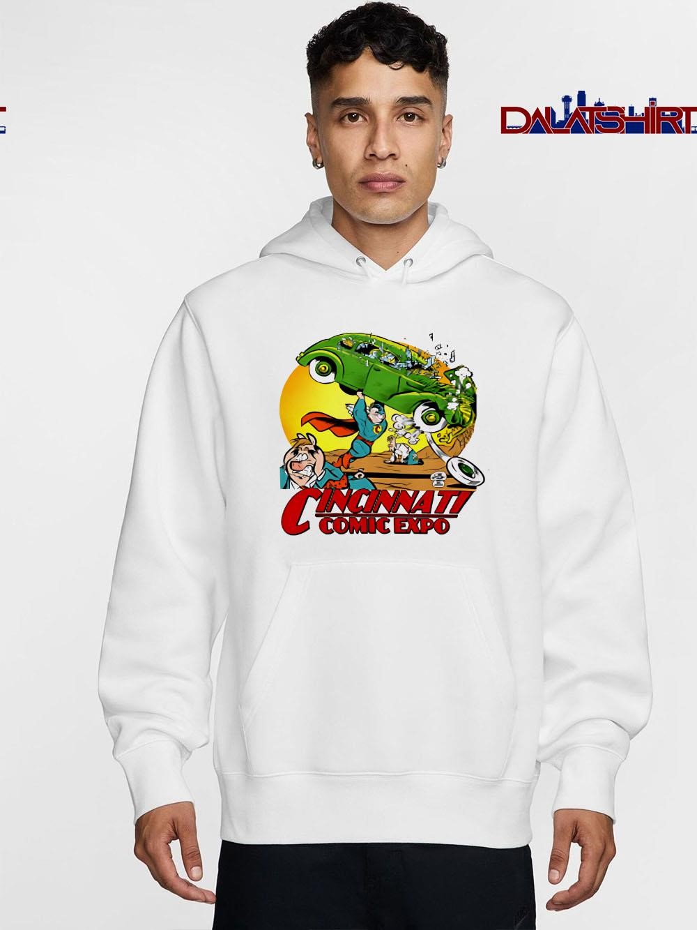 Awesome Cincinnati Comic Expo Superman hoodie