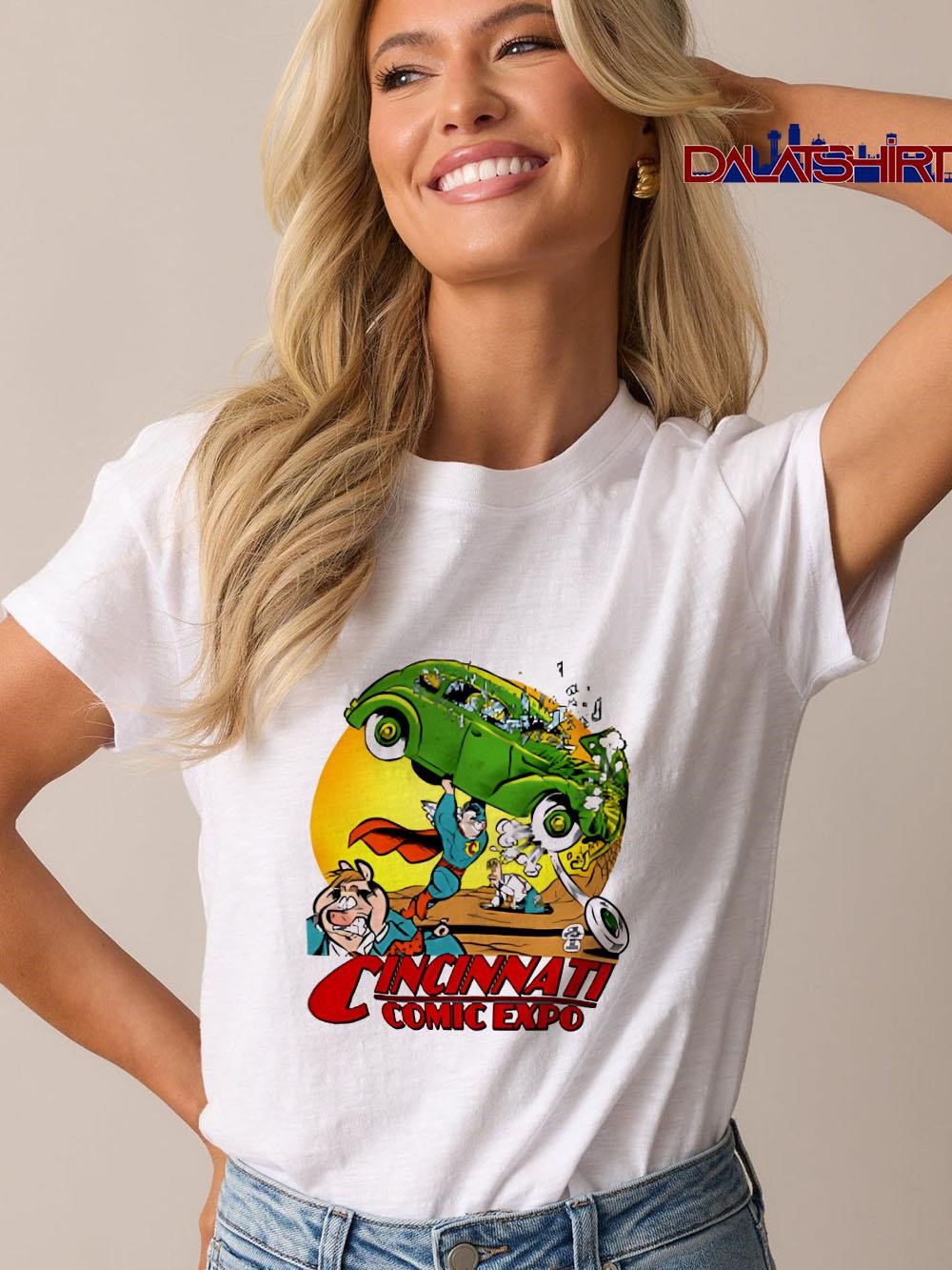 Awesome Cincinnati Comic Expo Superman shirt