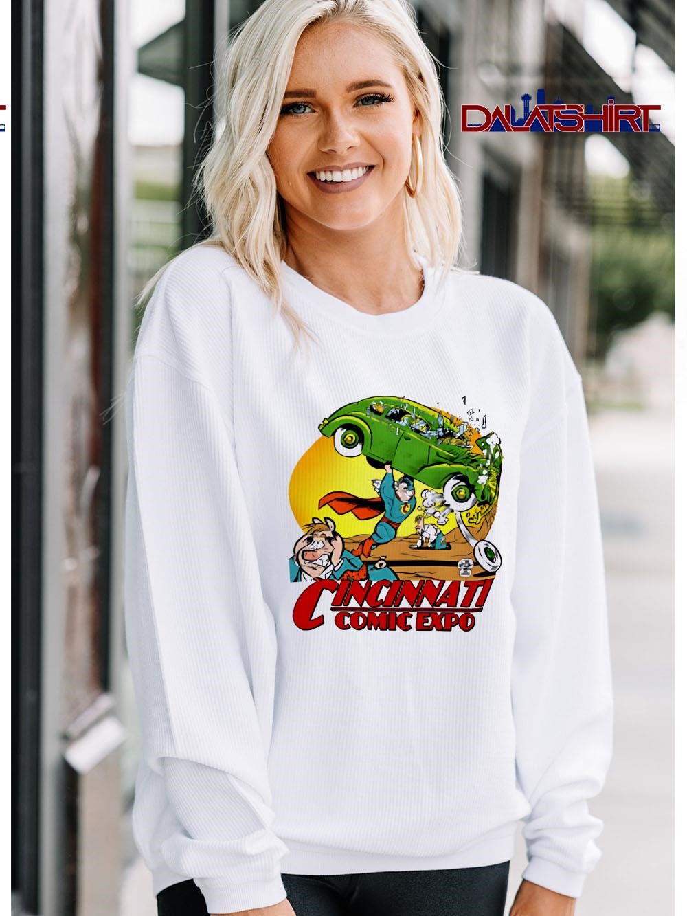 Awesome Cincinnati Comic Expo Superman sweater
