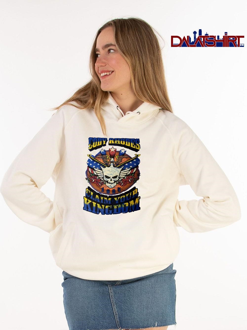 Awesome Cody Rhodes Claim Your Kingdom 1985 retro hoodie