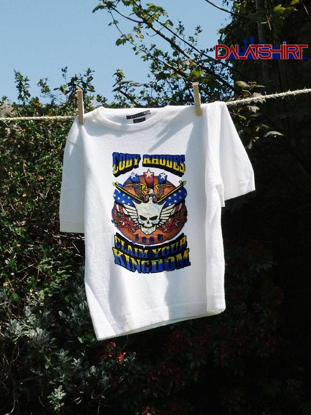 Awesome Cody Rhodes Claim Your Kingdom 1985 retro shirt