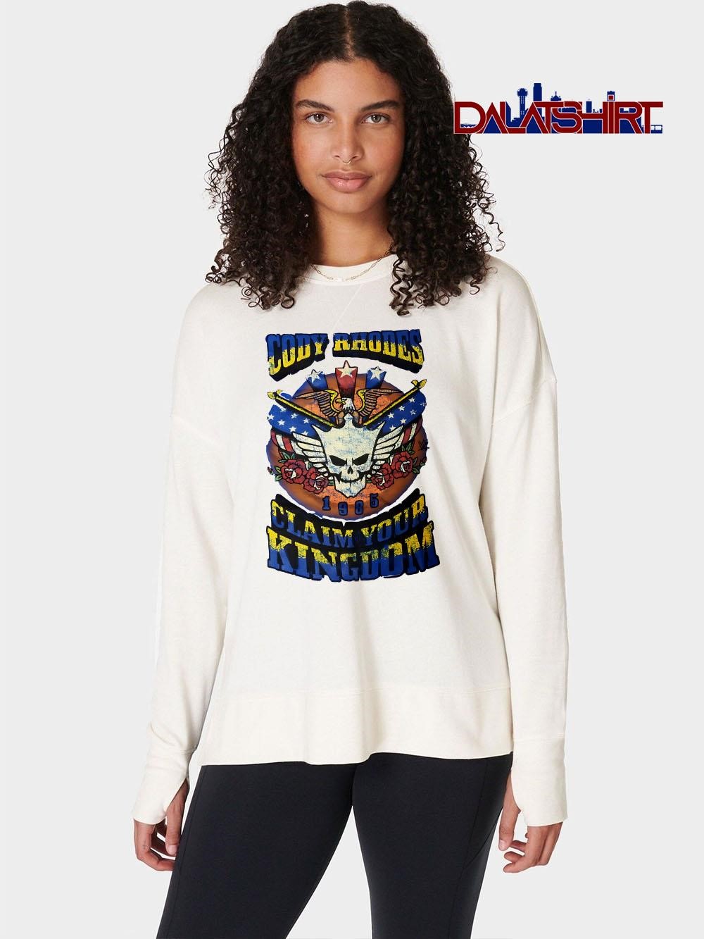 Awesome Cody Rhodes Claim Your Kingdom 1985 retro sweater