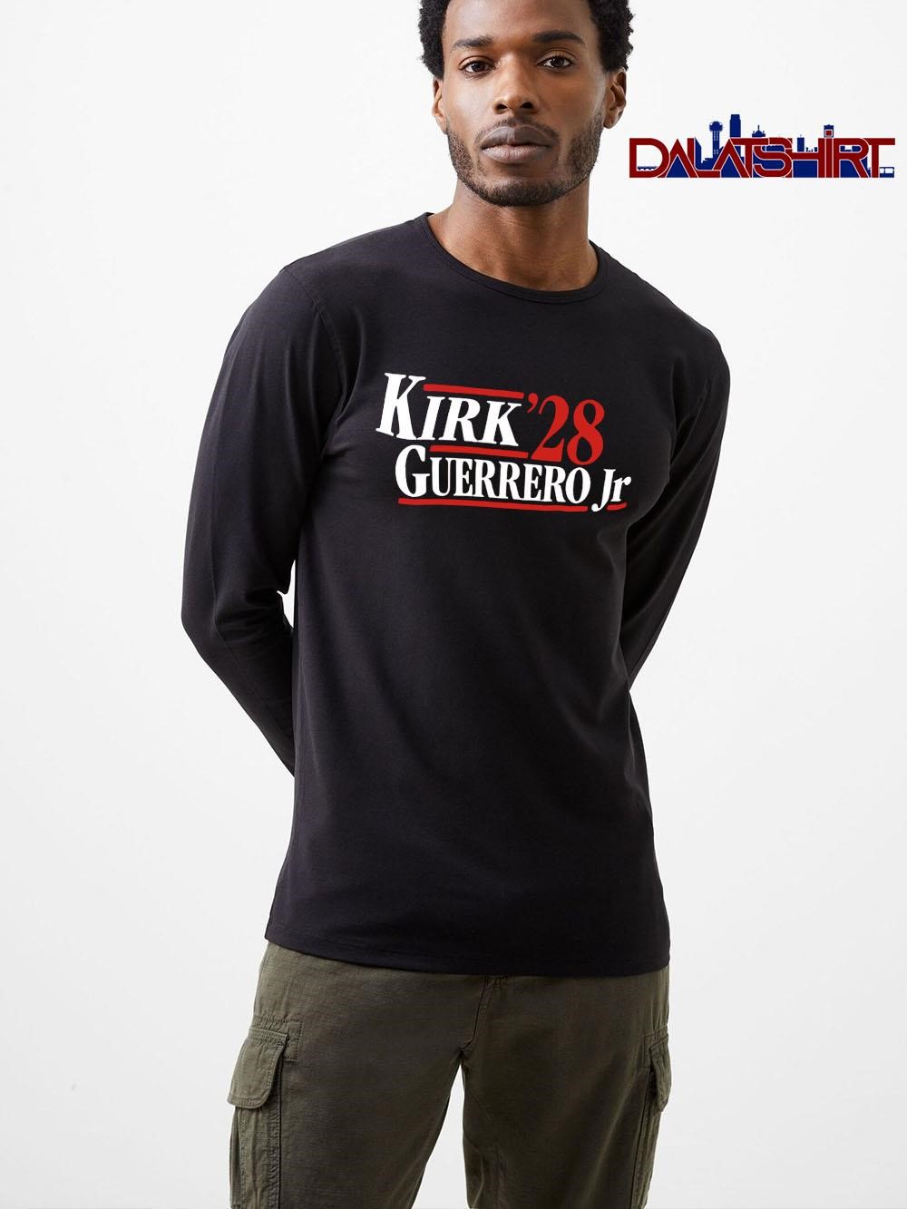 Awesome Kirk and Guerrero '28 Political Campaign Parody long-sleeve
