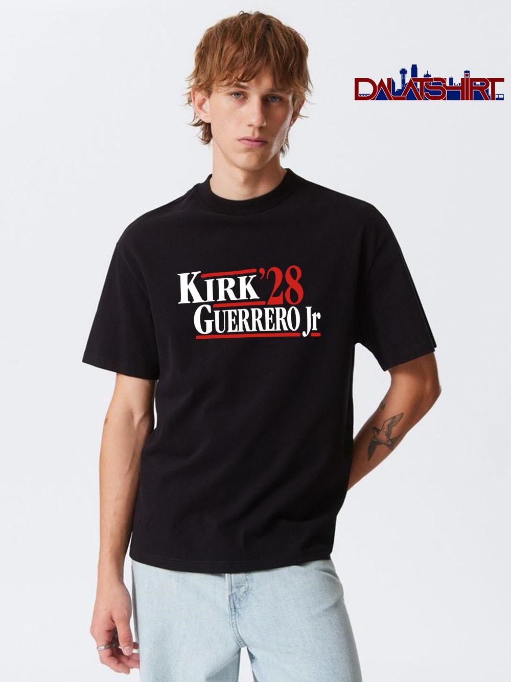 Awesome Kirk and Guerrero '28 Political Campaign Parody shirt