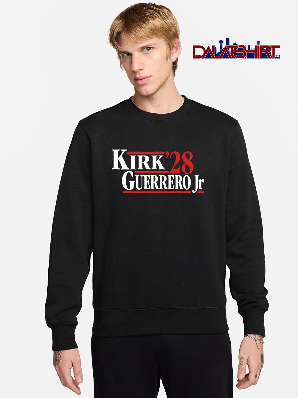 Awesome Kirk and Guerrero '28 Political Campaign Parody sweater