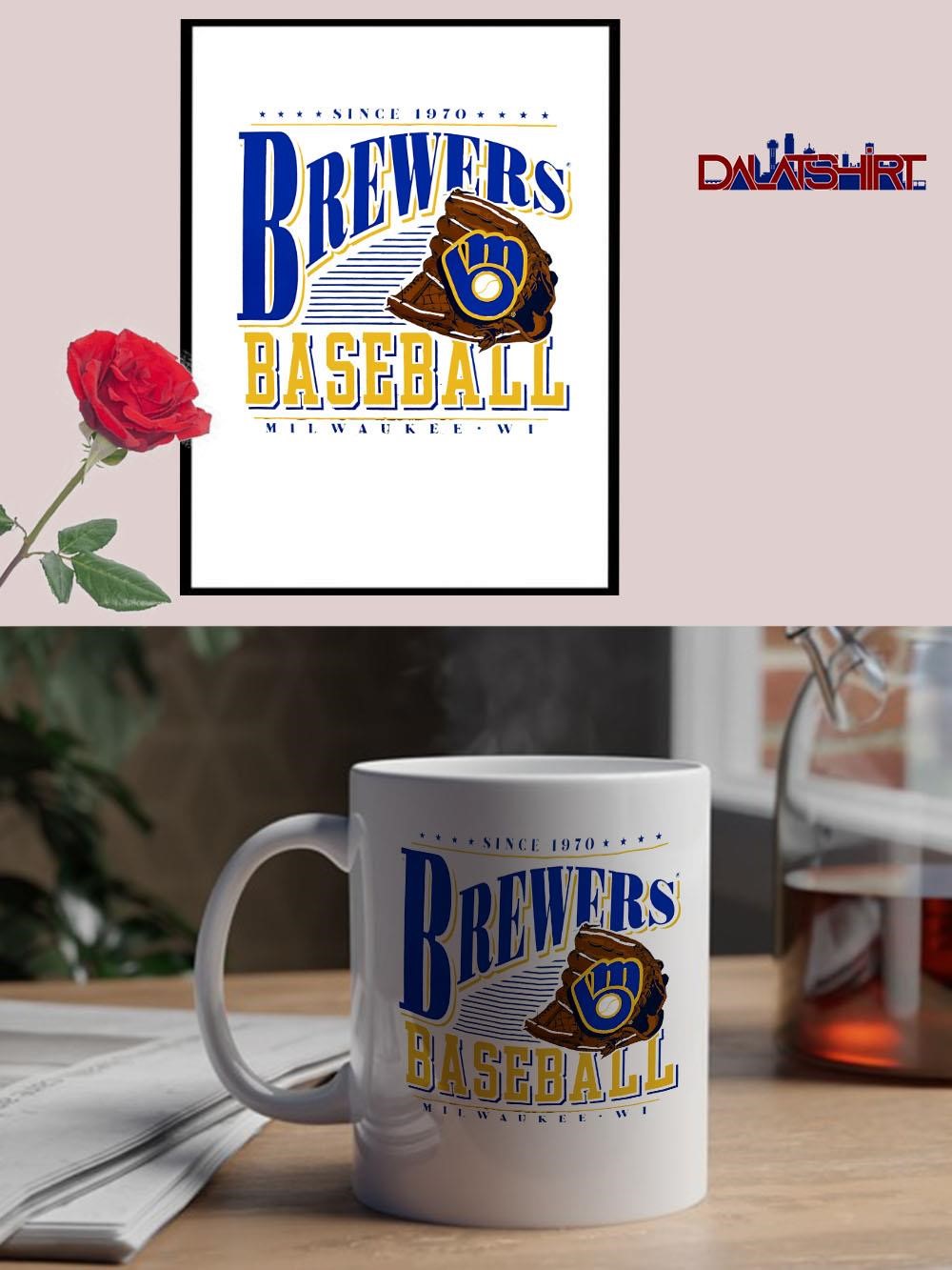 Awesome Milwaukee Brewers Cooperstown Collection Winning Time since 1970 mug