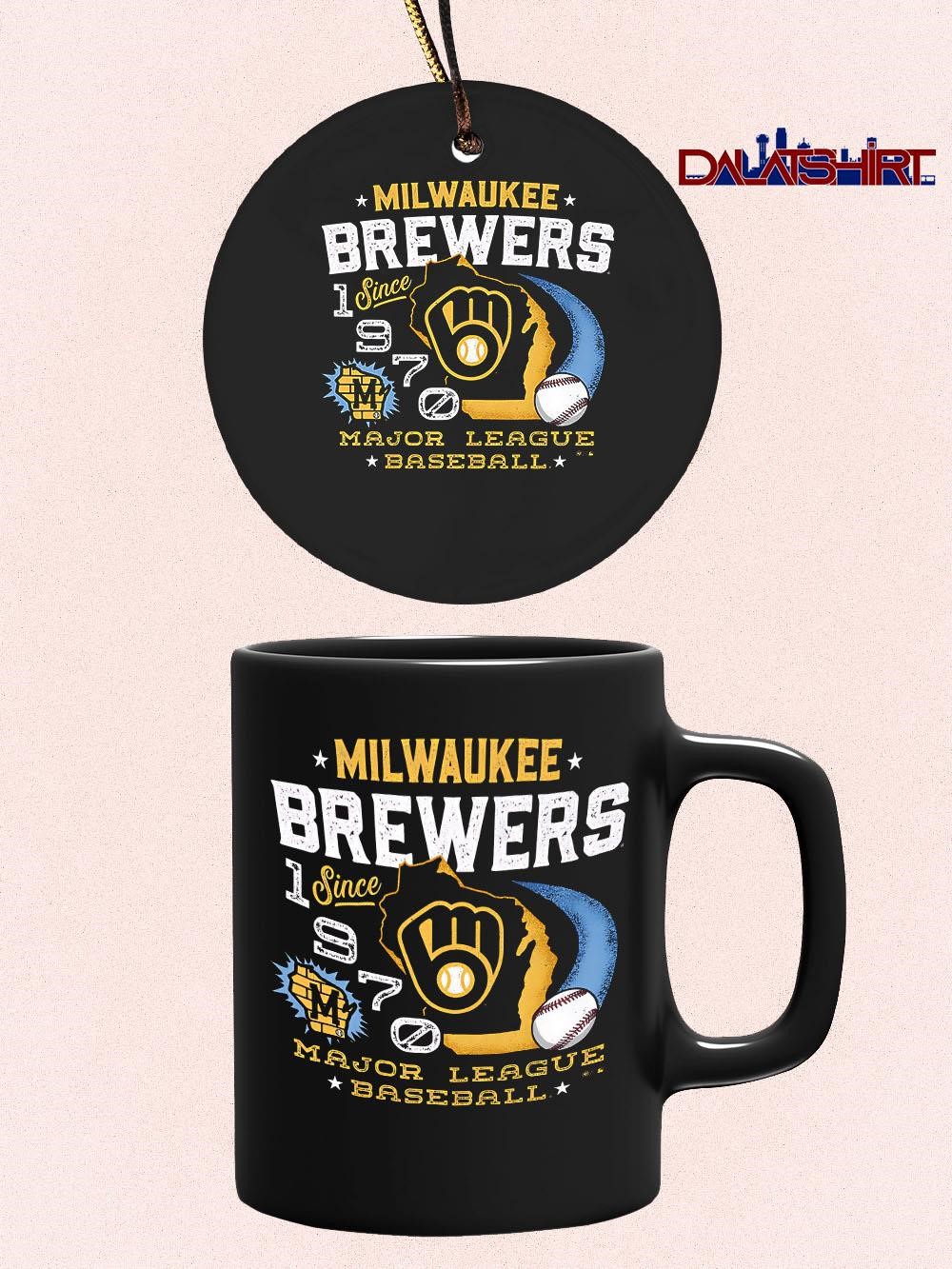 Best Milwaukee Brewers since 1970 Major League Baseball retro mug