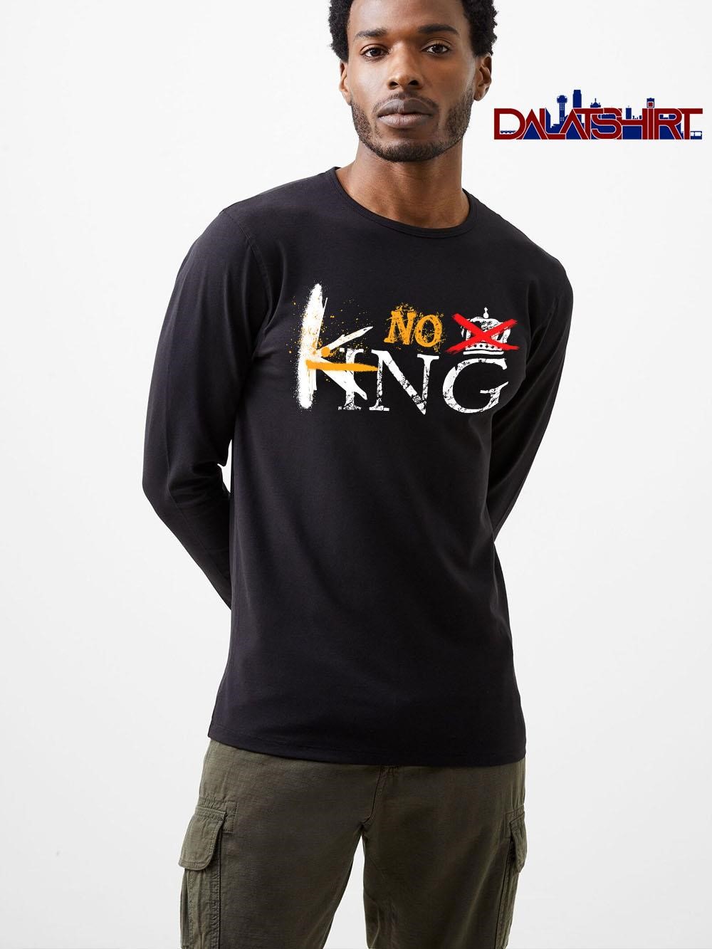 Best No Kings in America Retro Patriotic Freedom Voice Political long-sleeve