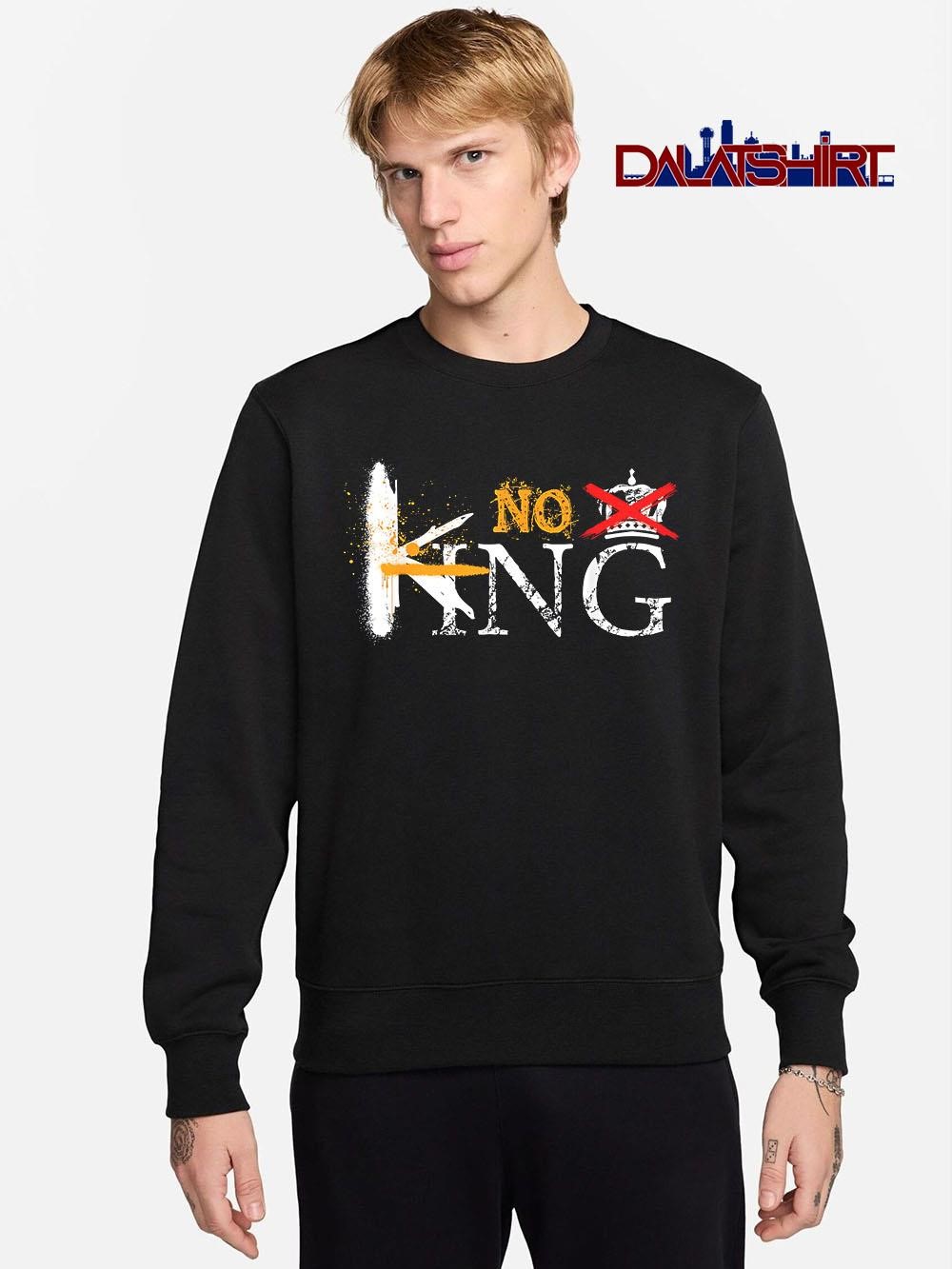 Best No Kings in America Retro Patriotic Freedom Voice Political sweater