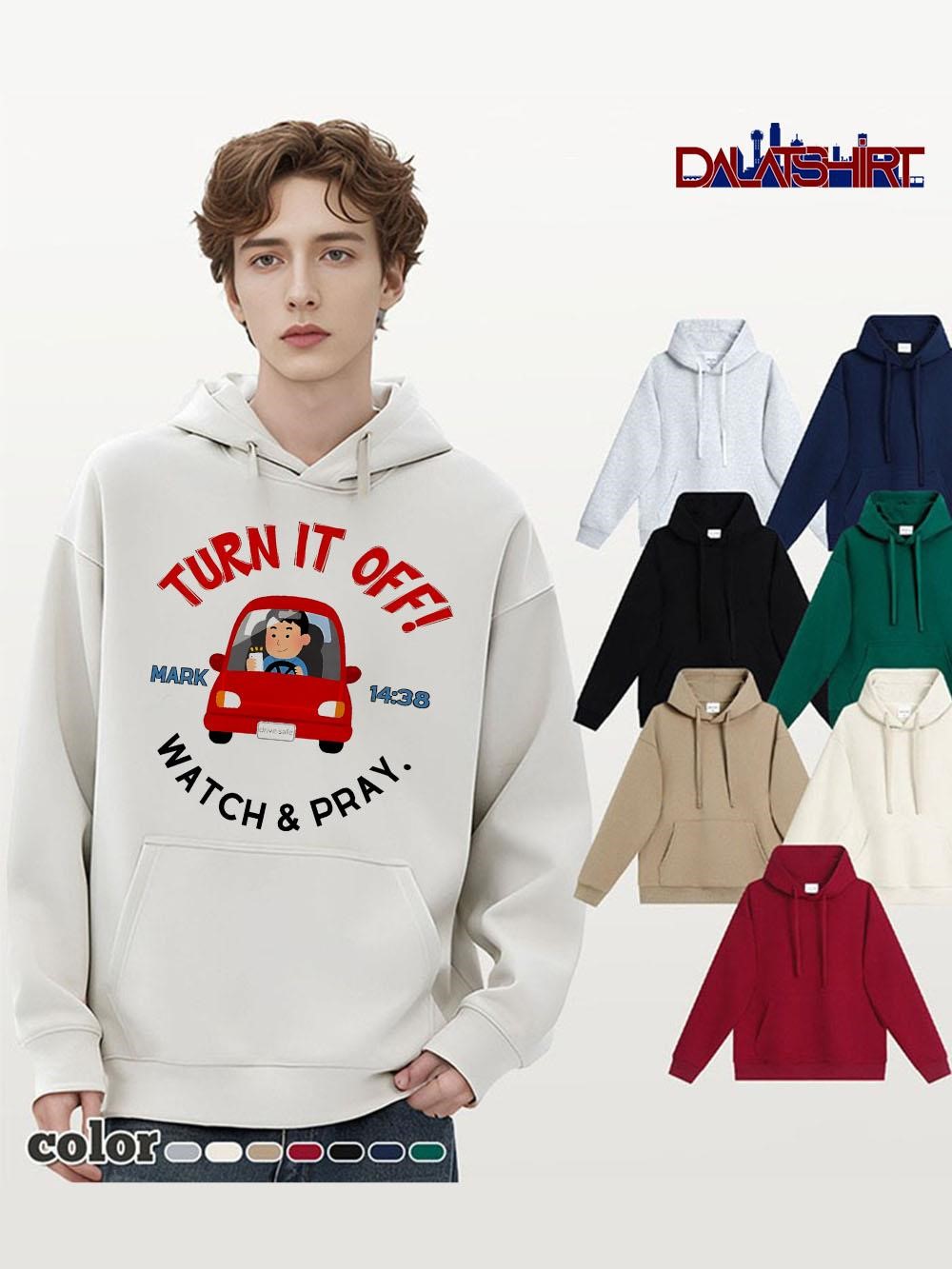 Best Turn It Off Watch and Pray Mark cartoon hoodie