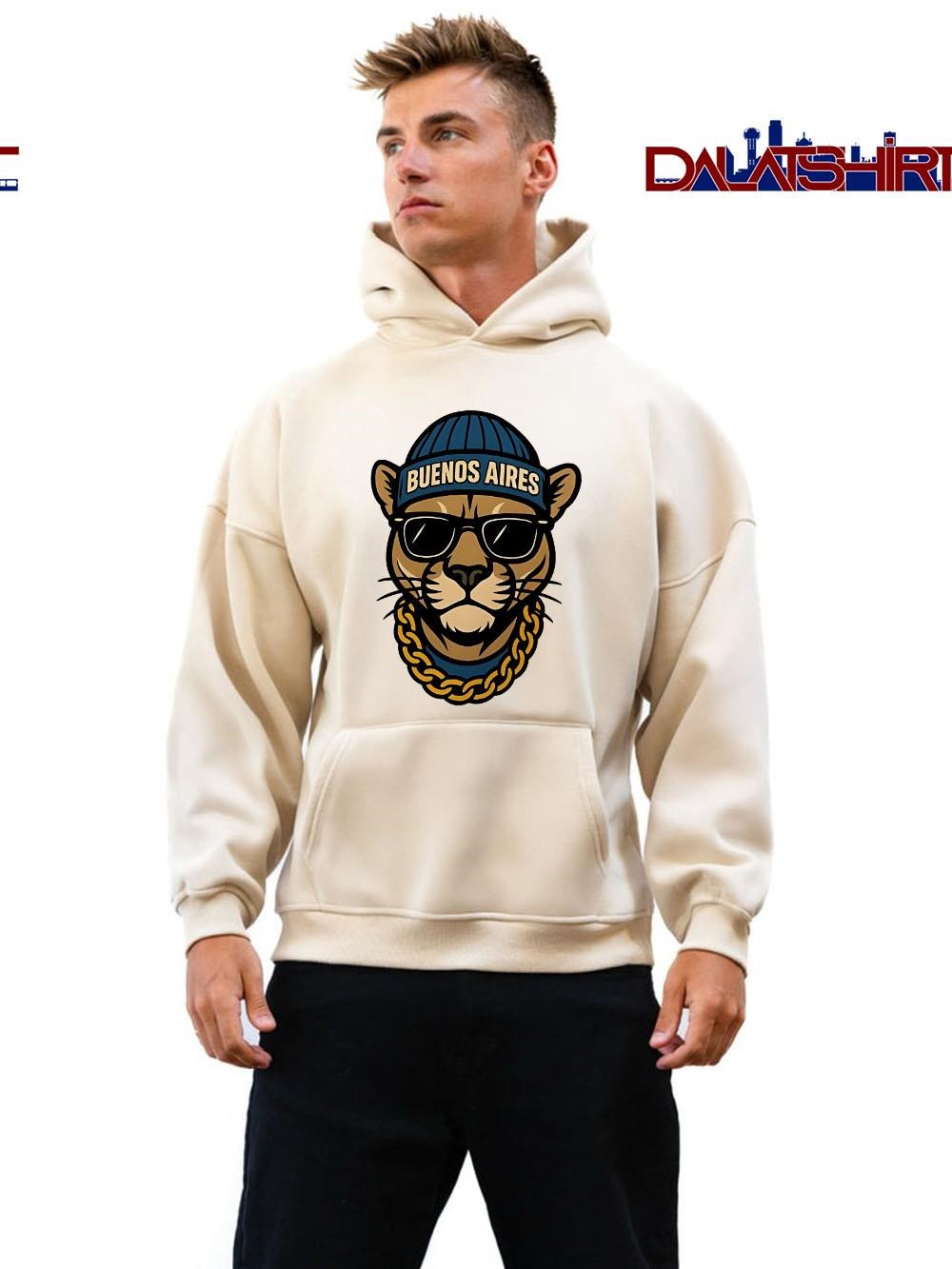 Buenos Aires Puma beanie sunglasses necklace hoodie