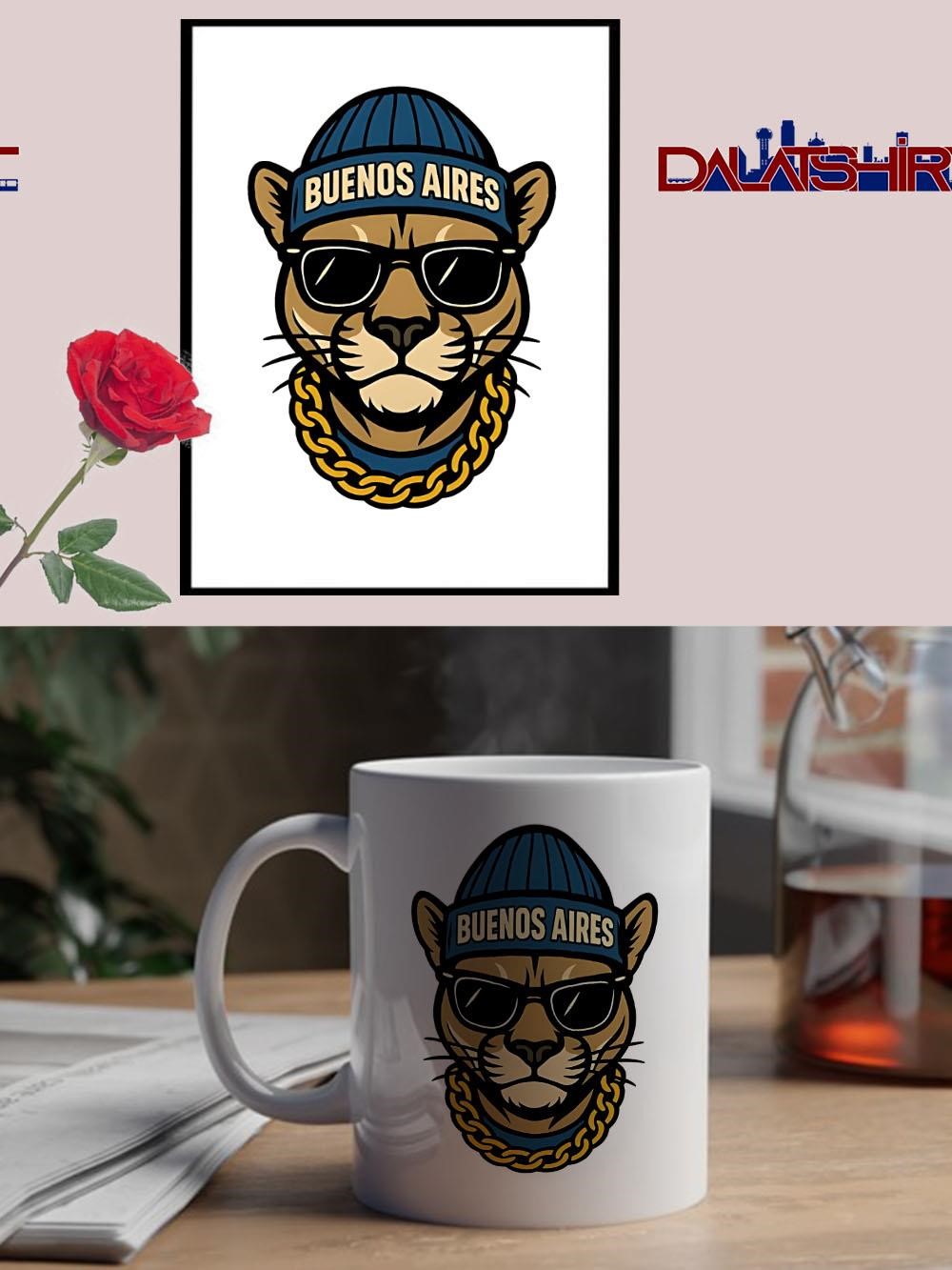 Buenos Aires Puma beanie sunglasses necklace mug