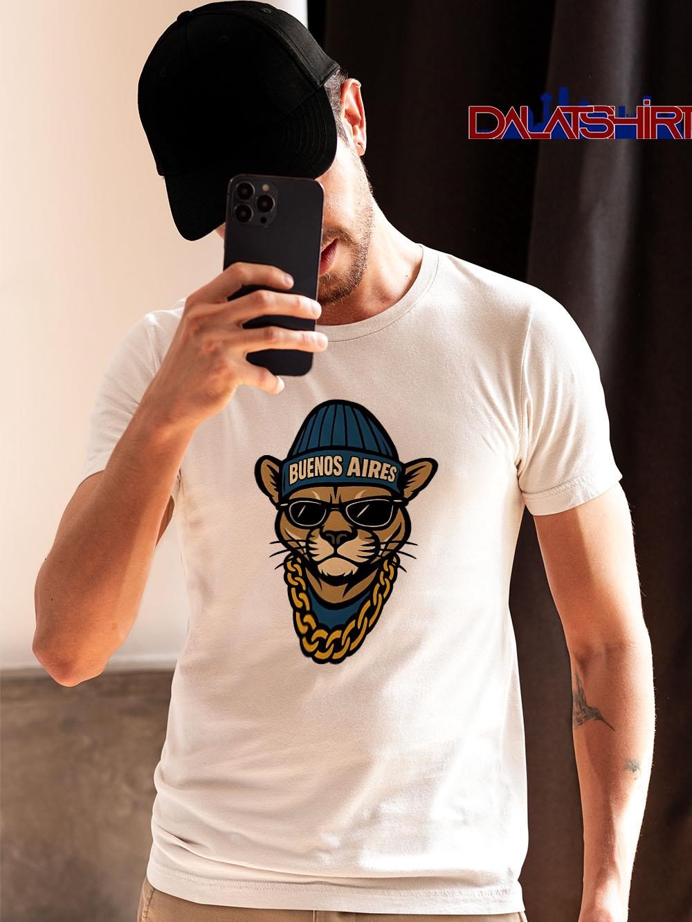 Buenos Aires Puma beanie sunglasses necklace shirt