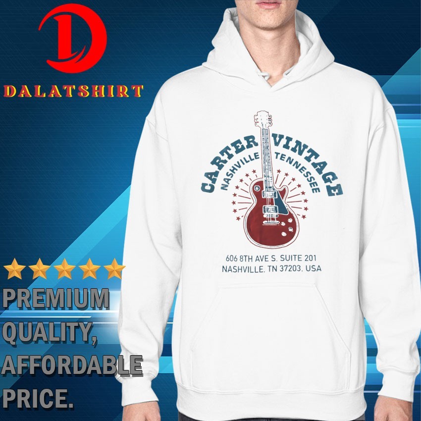 Carter Vintage Guitars Nashville Tennessee 606 8th Ave S Suite 201 Nashville TN 37203 USA T-shirts Hoodie