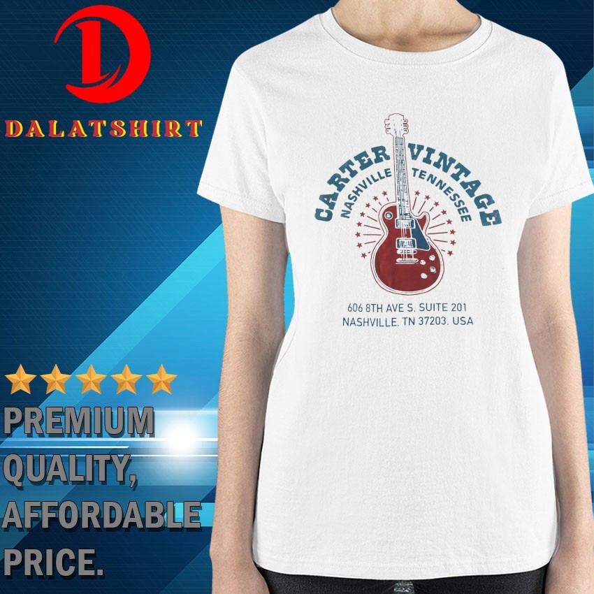 Carter Vintage Guitars Nashville Tennessee 606 8th Ave S Suite 201 Nashville TN 37203 USA T-shirts Ladies-Shirt