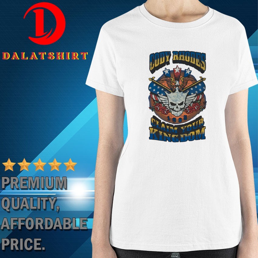 Cody Rhodes Claim Your Kingdom logo 1985 T-shirts Ladies-Shirt