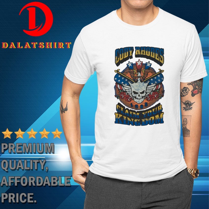 Cody Rhodes Claim Your Kingdom logo 1985 T-shirts