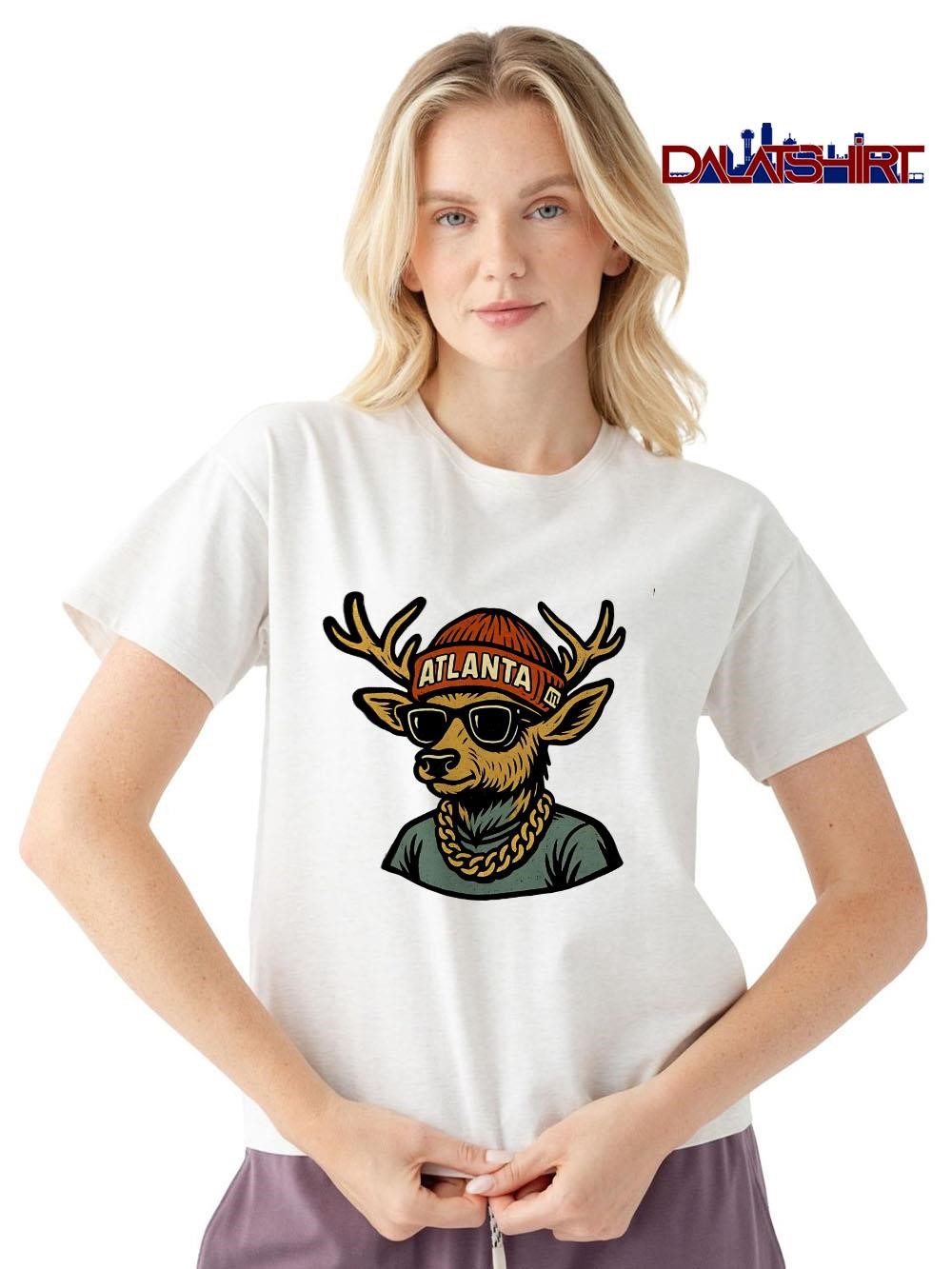 Deer Atlanta Atl Red Us South shirt